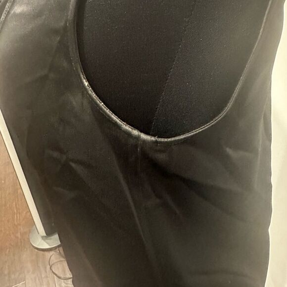 Gerard Darel black sleeveless satin blouse size 38 - Picture 6 of 8